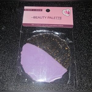 Sassy + Chic Purple Resin Beauty Palette BNIB